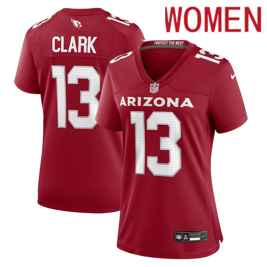 Women Arizona Cardinals #13 KeiTrel Clark Nike Cardinal Game NFL Jersey